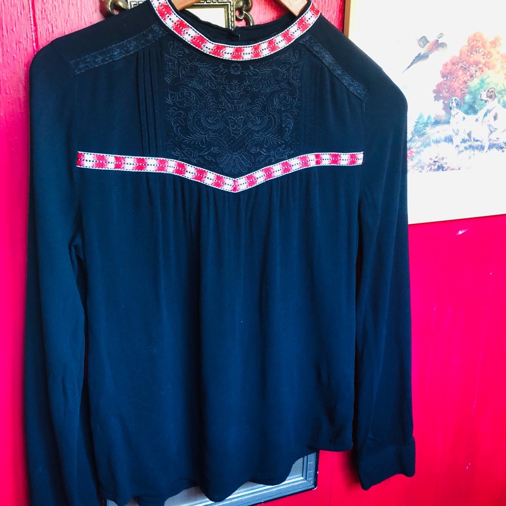 H&M Southwest Long Sleeves Blouse Size M